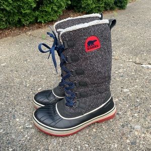 Sorel Tivoli High Gray Tweed Winter Boot